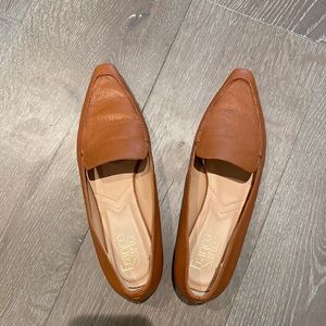 Franco Sarto brown leather flats
